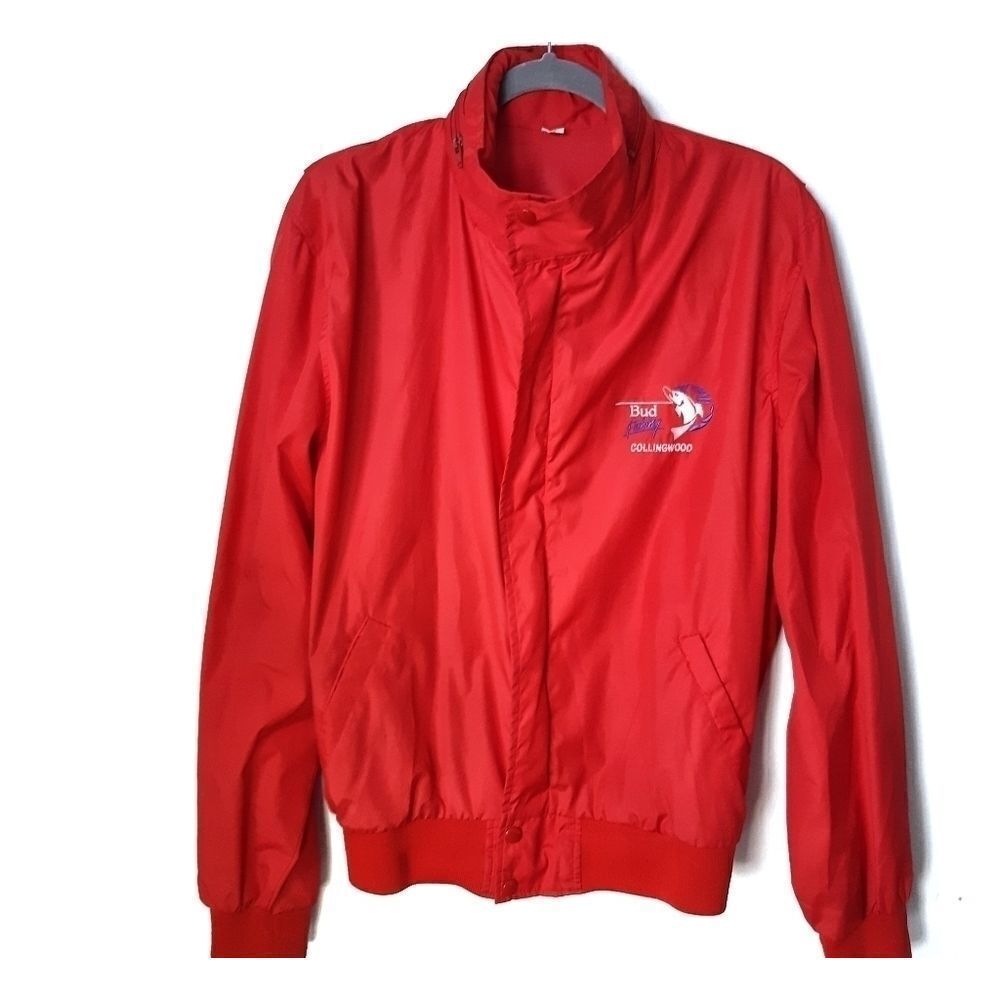 Vintage Red Bomber Jacket